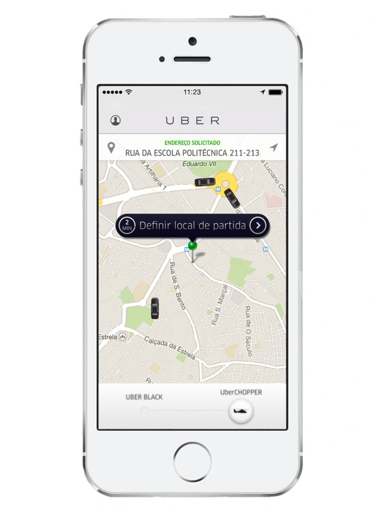 Voar com a Uber, mas só no dia 31