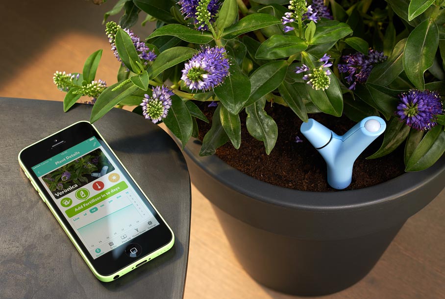 Gadgets para plantas e jardim. Flower Power, da Parrot