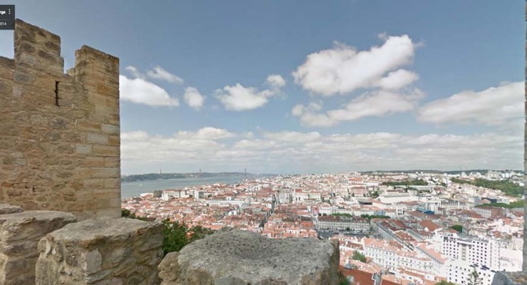 Google e as maravilhas de Portugal. Castelo de São Jorge