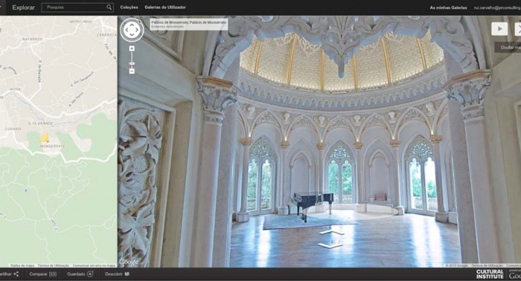 Google e as maravilhas de Portugal. Monserrate