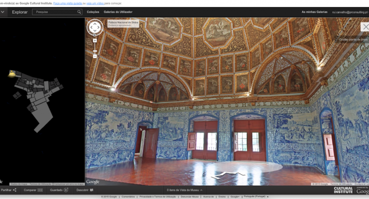Google e as maravilhas de Portugal. Palácio Nacional de Sintra