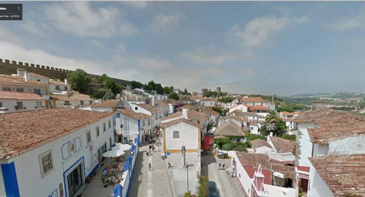 Google e as maravilhas de Portugal. Vila de Óbidos