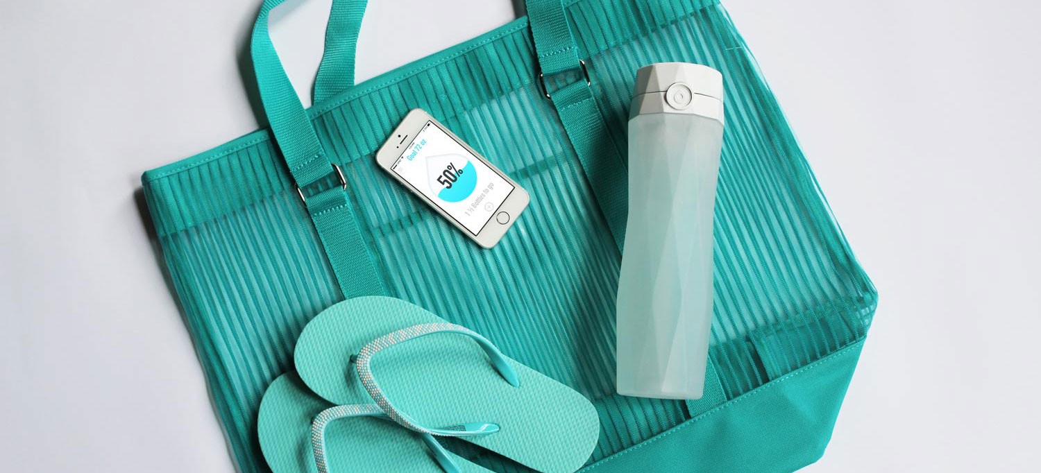 HidrateMe, uma garrafa d'água inteligente