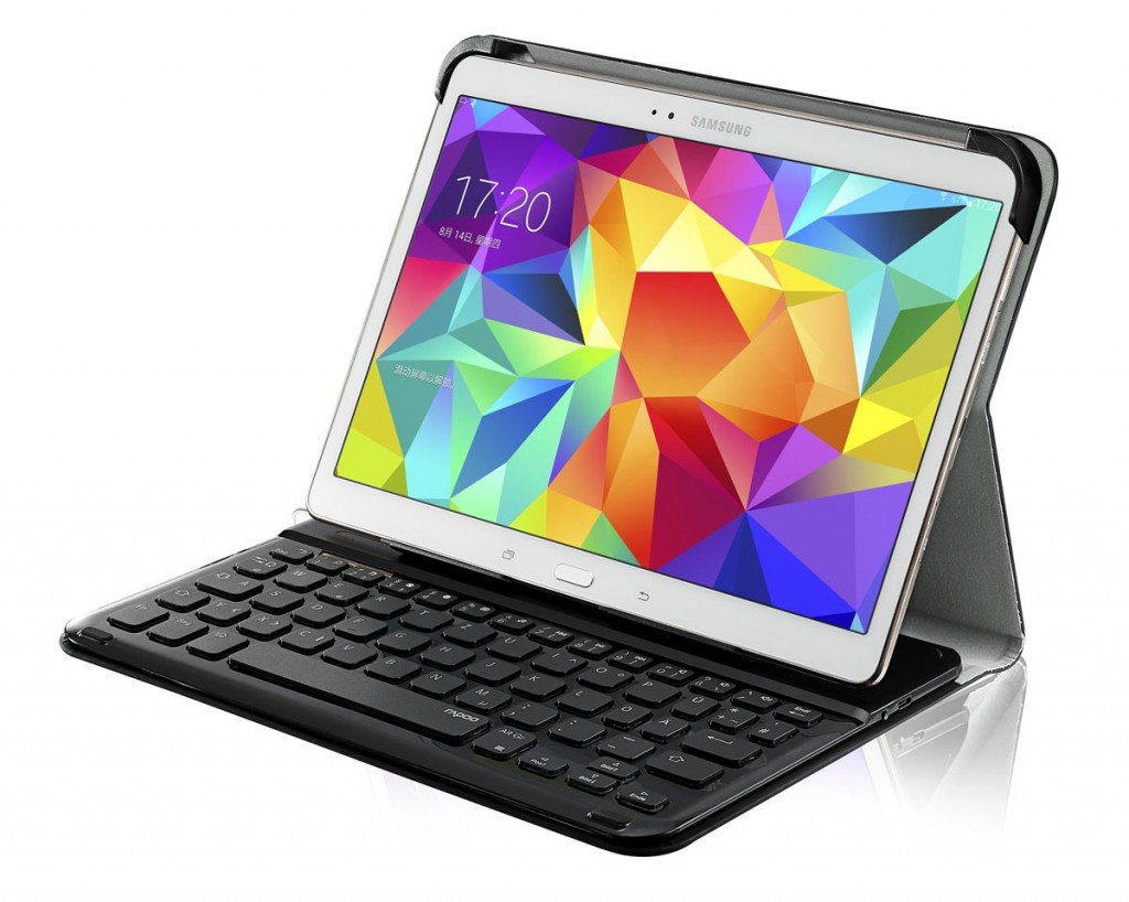 Regresso às aulas. Capa com teclado para tablet TK310, TK308,TK808 e TK810, da Rapoo