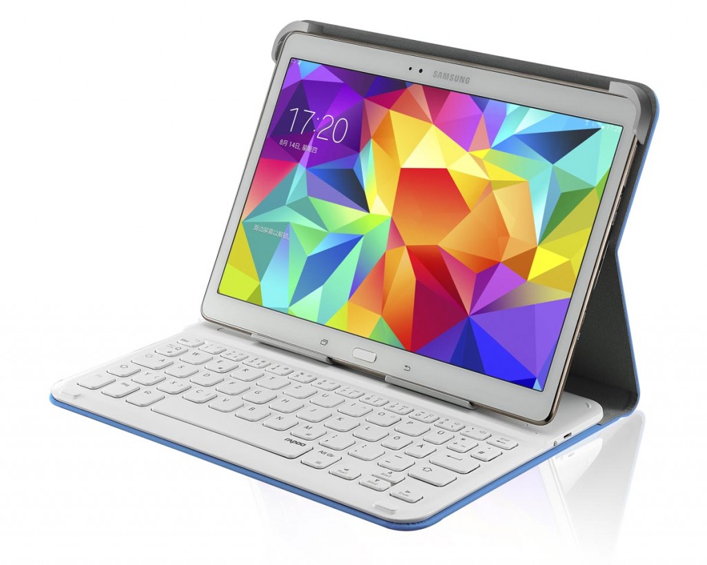 Regresso às aulas. Capa com teclado para tablet TK310, TK308,TK808 e TK810, da Rapoo