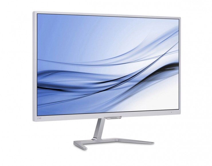 A elegância dos monitores da nova série-E, da Philips. Este é o 276E7QDSW