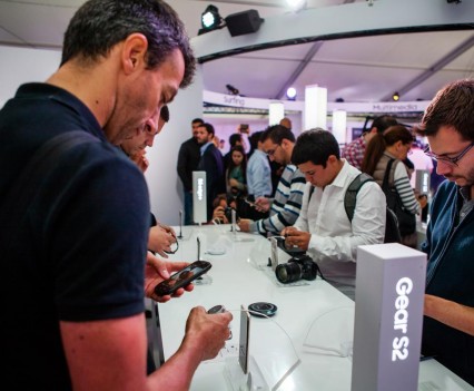 Studio Gear S2, da Samsung, em Lisboa, onde atuarão os The Gift