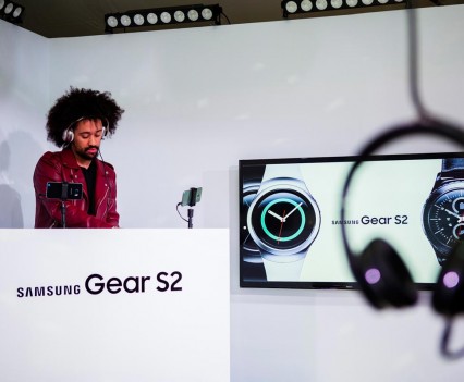 Studio Gear S2, da Samsung, em Lisboa, onde atuarão os The Gift