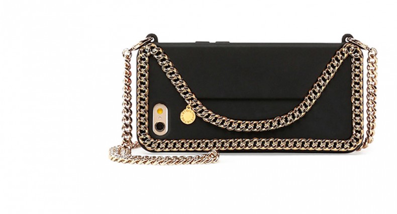 Acessórios de moda com assinatura. Capa para iPhone, Stella McCartney