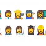 Os novos emojis femininos