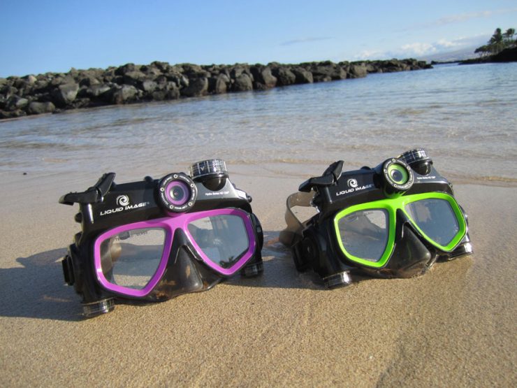 Gadgets bons até debaixo d’água! Óculos de mergulho Hydra Series HD 720p, da Liquid Image