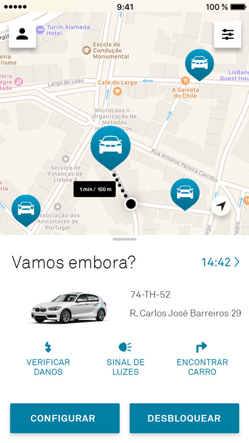DriveNow, carsharing com BMWs e Minis DriveNow, carsharing com BMWs e Minis