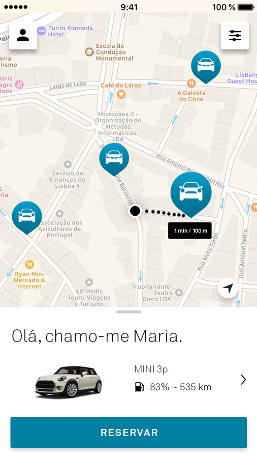 DriveNow, carsharing com BMWs e Minis DriveNow, carsharing com BMWs e Minis