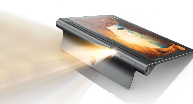 Tablet com projetor Yoga Tab 3 Pro, da Lenovo