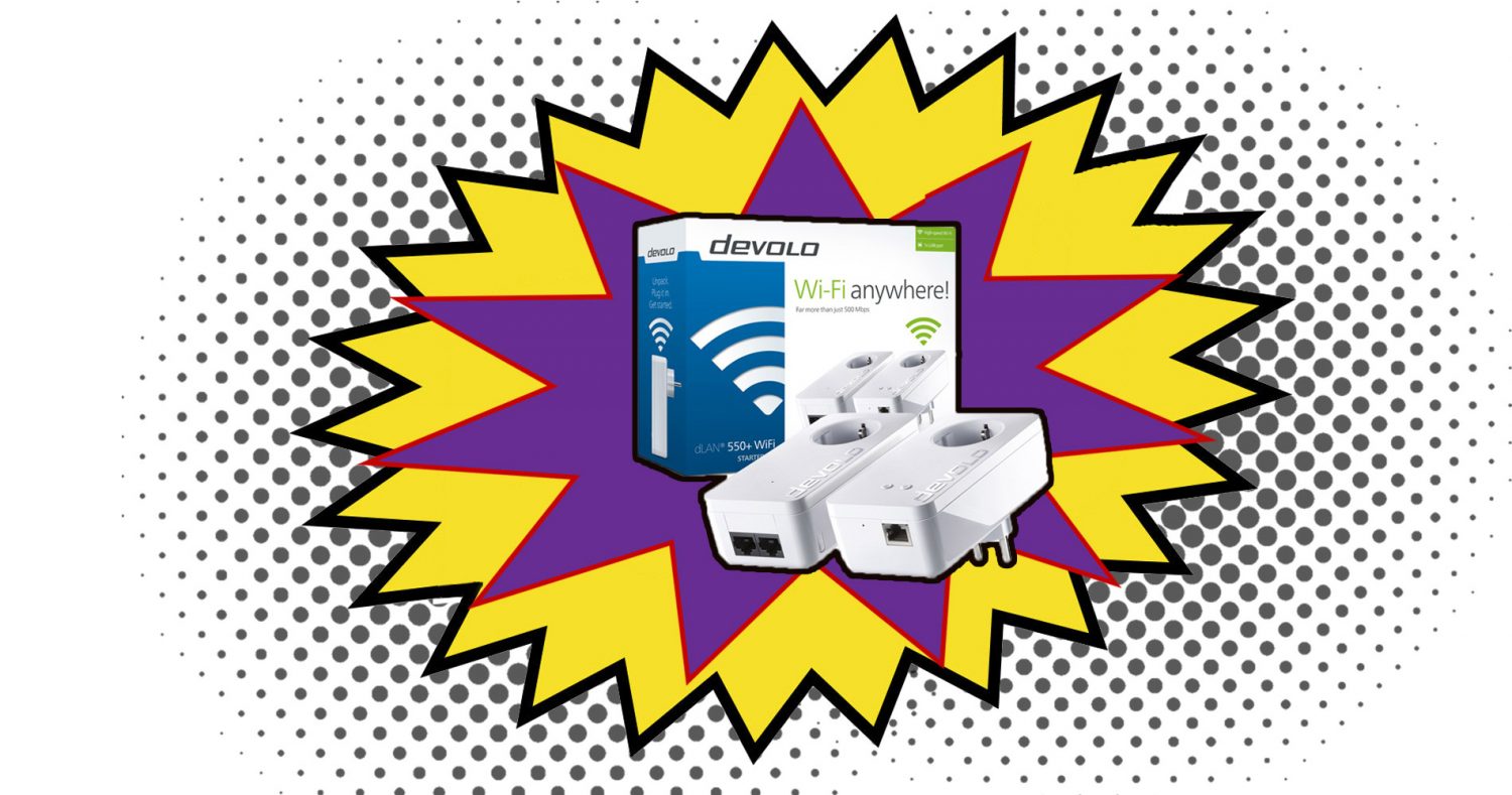 Passatempo kit devolo dLAN 550+ WiFi