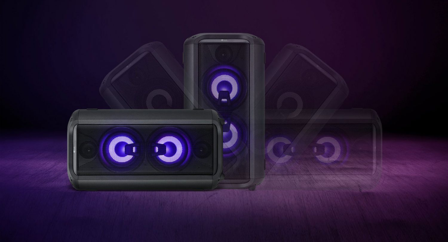 Coluna portátil XBoom RL4, da LG